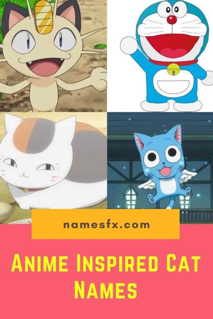 Anime Inspired Cat Names