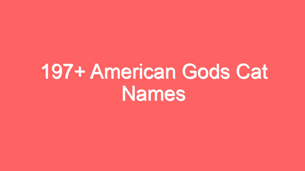 197 american gods cat names 4023