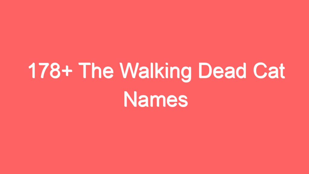 178 the walking dead cat names 3978